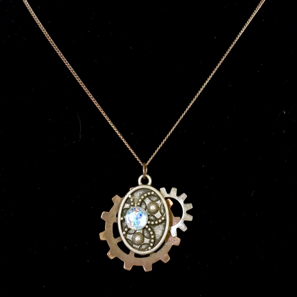 Handmade Steampunk Pendant Necklace